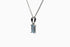 Ameya अमेय | Blauer Topas | Halskette | Silber | Rhodiniert